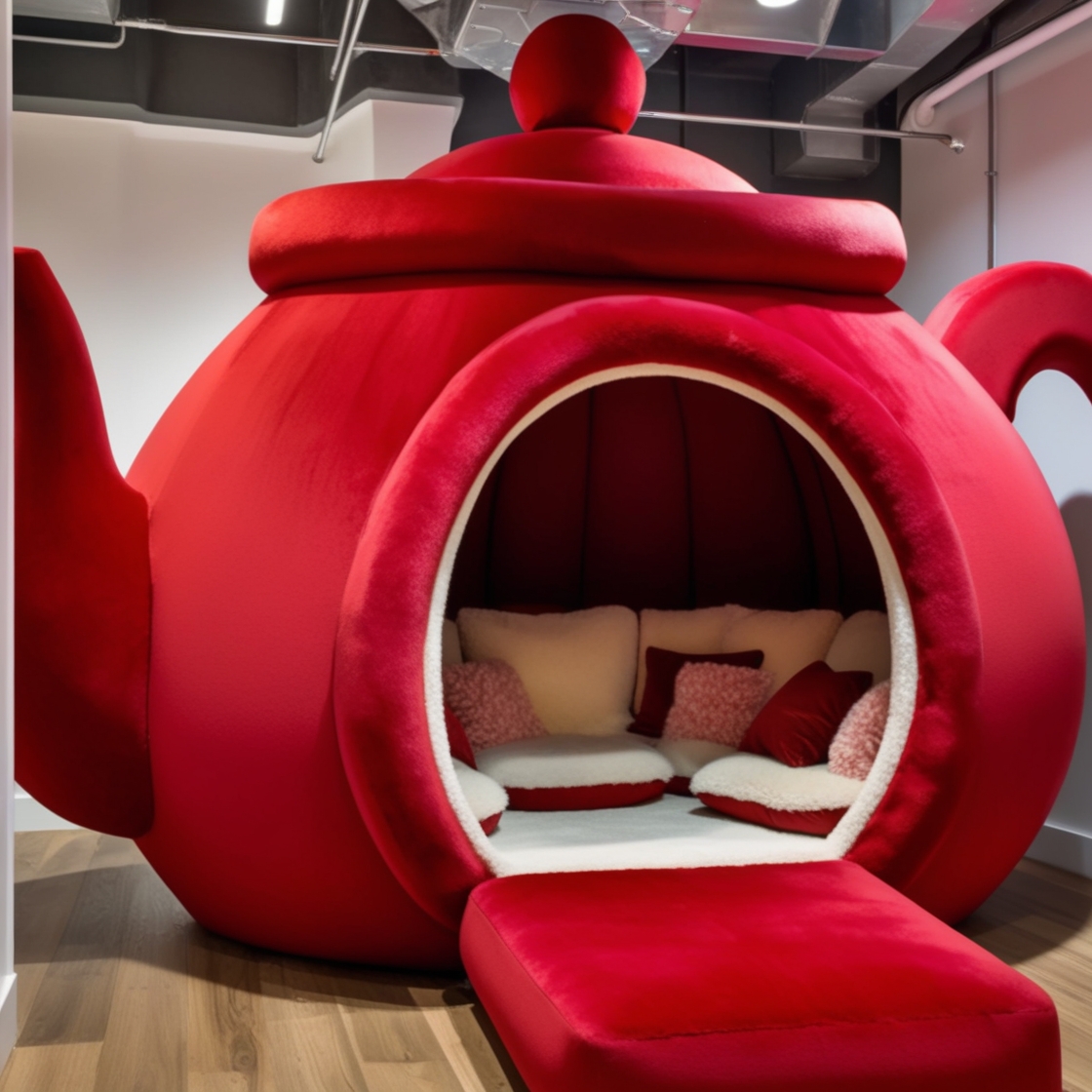 Teapot Lounging Pods: A Unique Fusion of Artful Design and Ultimate Relaxation