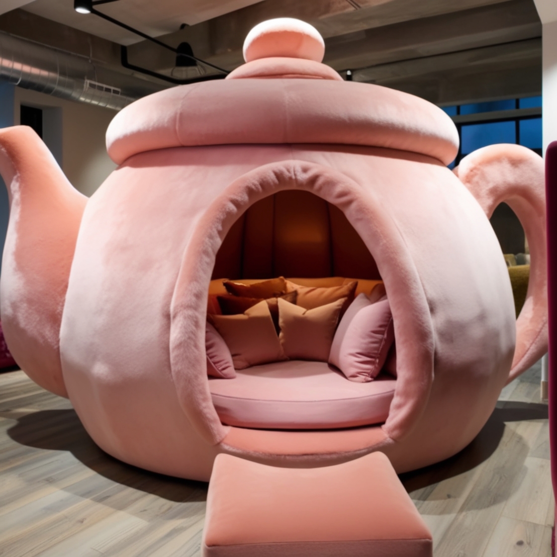 Teapot Lounging Pods: A Unique Fusion of Artful Design and Ultimate Relaxation