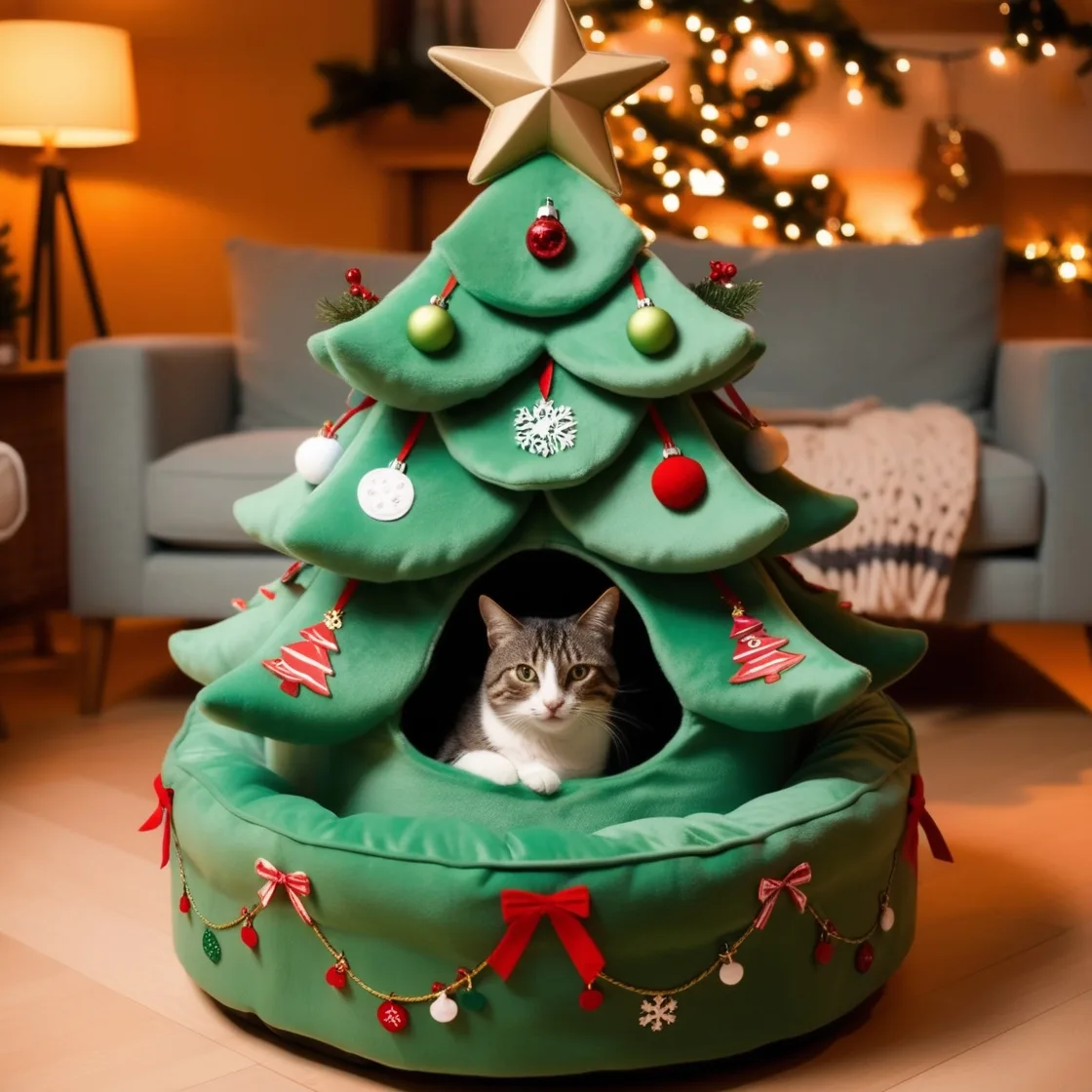 Christmas Pet Beds: The Perfect Holiday Gift for Your Furry Friend