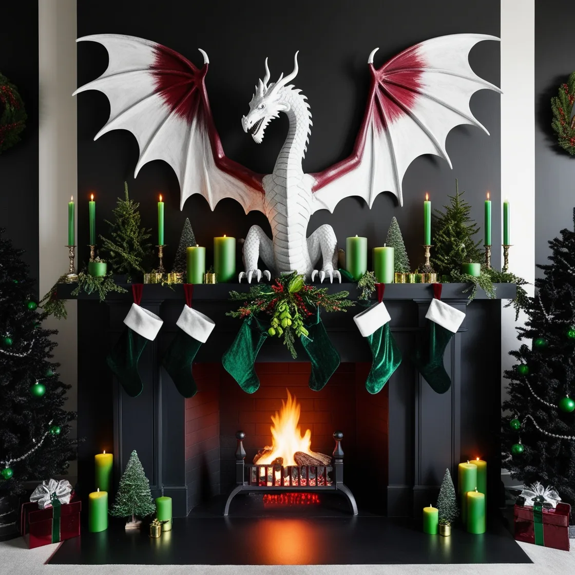 Ignite Elegance: Transform Your Home with a Dragon Decorated Fireplace