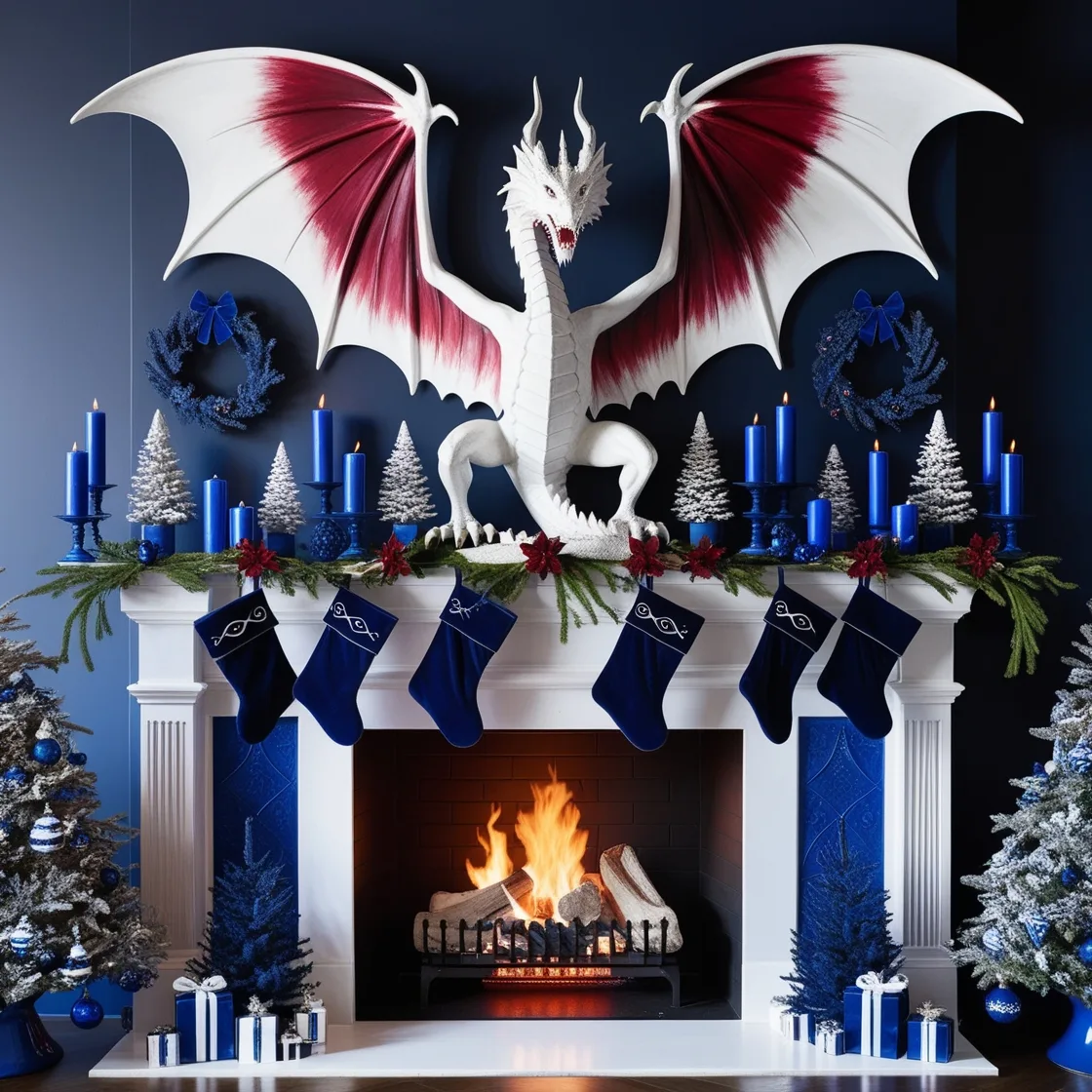 Ignite Elegance: Transform Your Home with a Dragon Decorated Fireplace