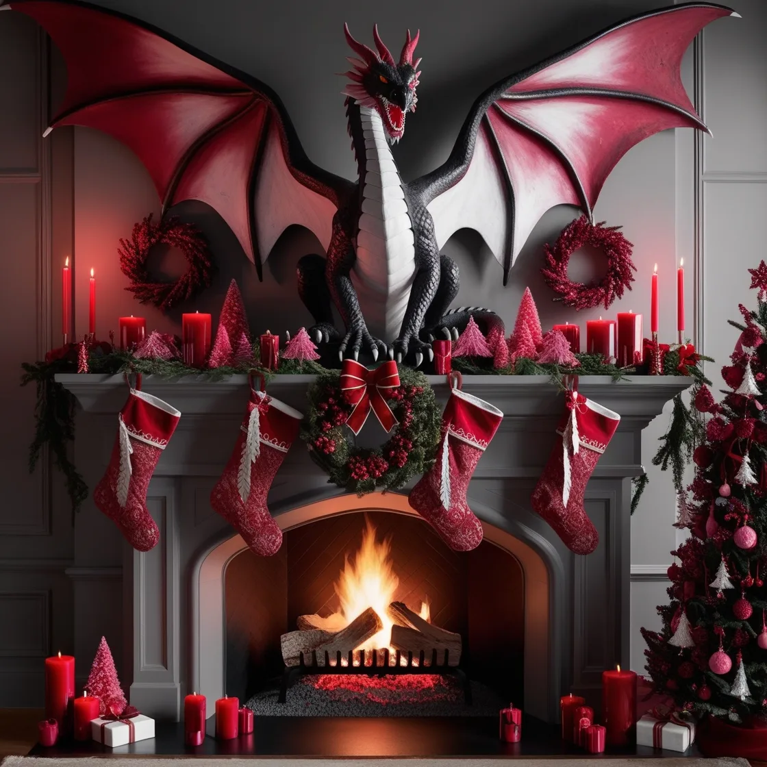 Ignite Elegance: Transform Your Home with a Dragon Decorated Fireplace