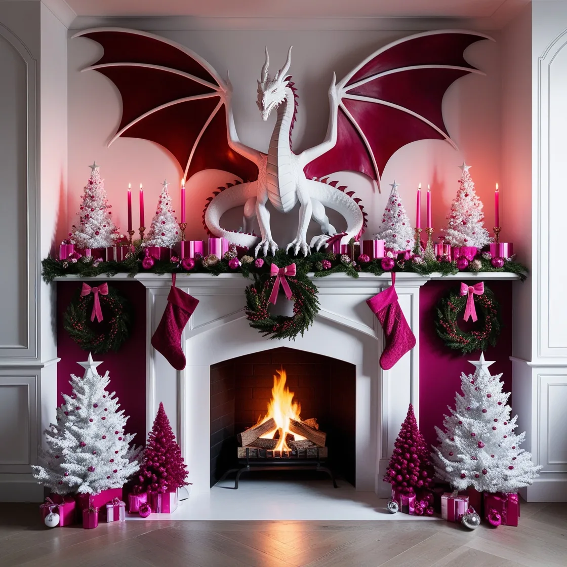 Ignite Elegance: Transform Your Home with a Dragon Decorated Fireplace