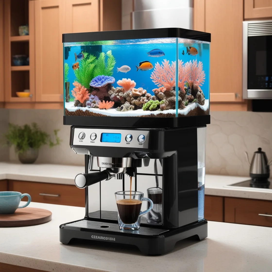 Aquarium Coffee Makers: A Fusion of Coffee Crafting and Aquatic Beauty