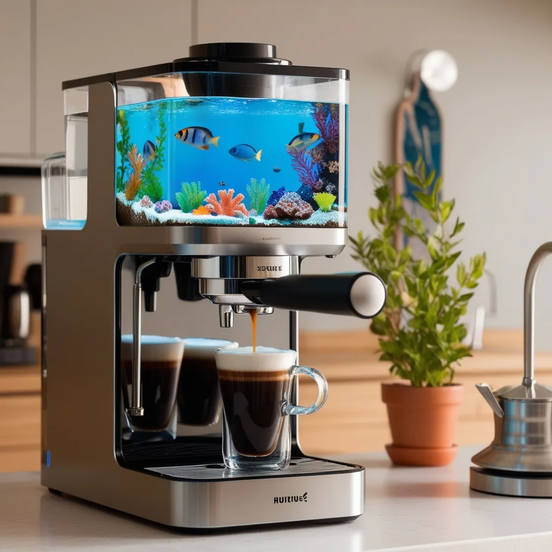 Aquarium Coffee Makers: A Fusion of Coffee Crafting and Aquatic Beauty