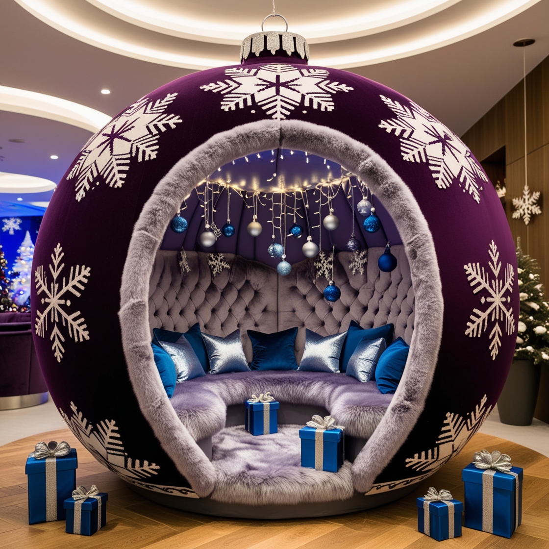 Unwind in Style: Transform Your Space with the Festive Charm of a Bauble Lounger