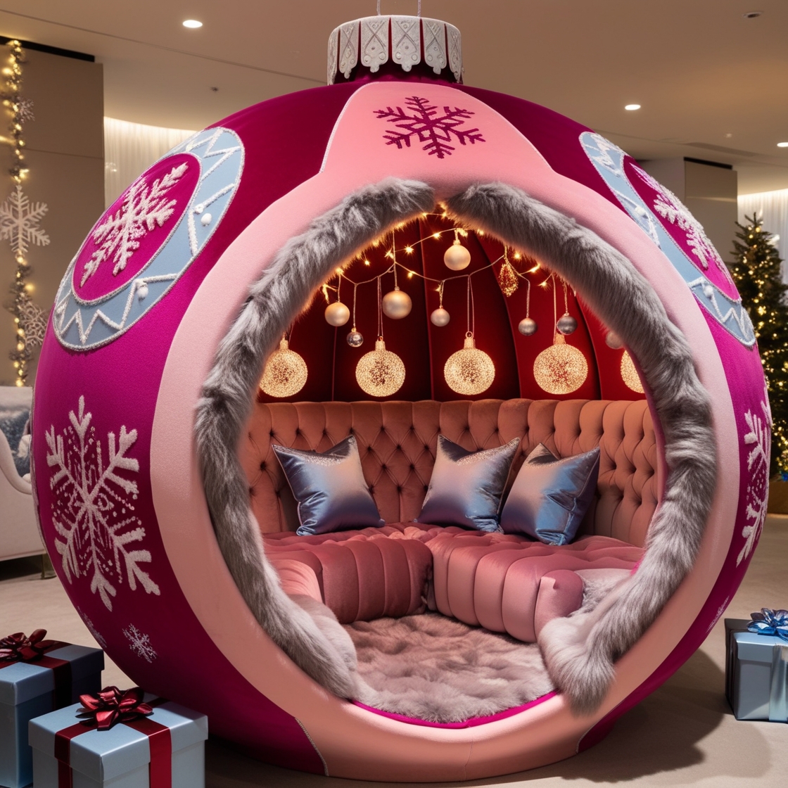 Unwind in Style: Transform Your Space with the Festive Charm of a Bauble Lounger