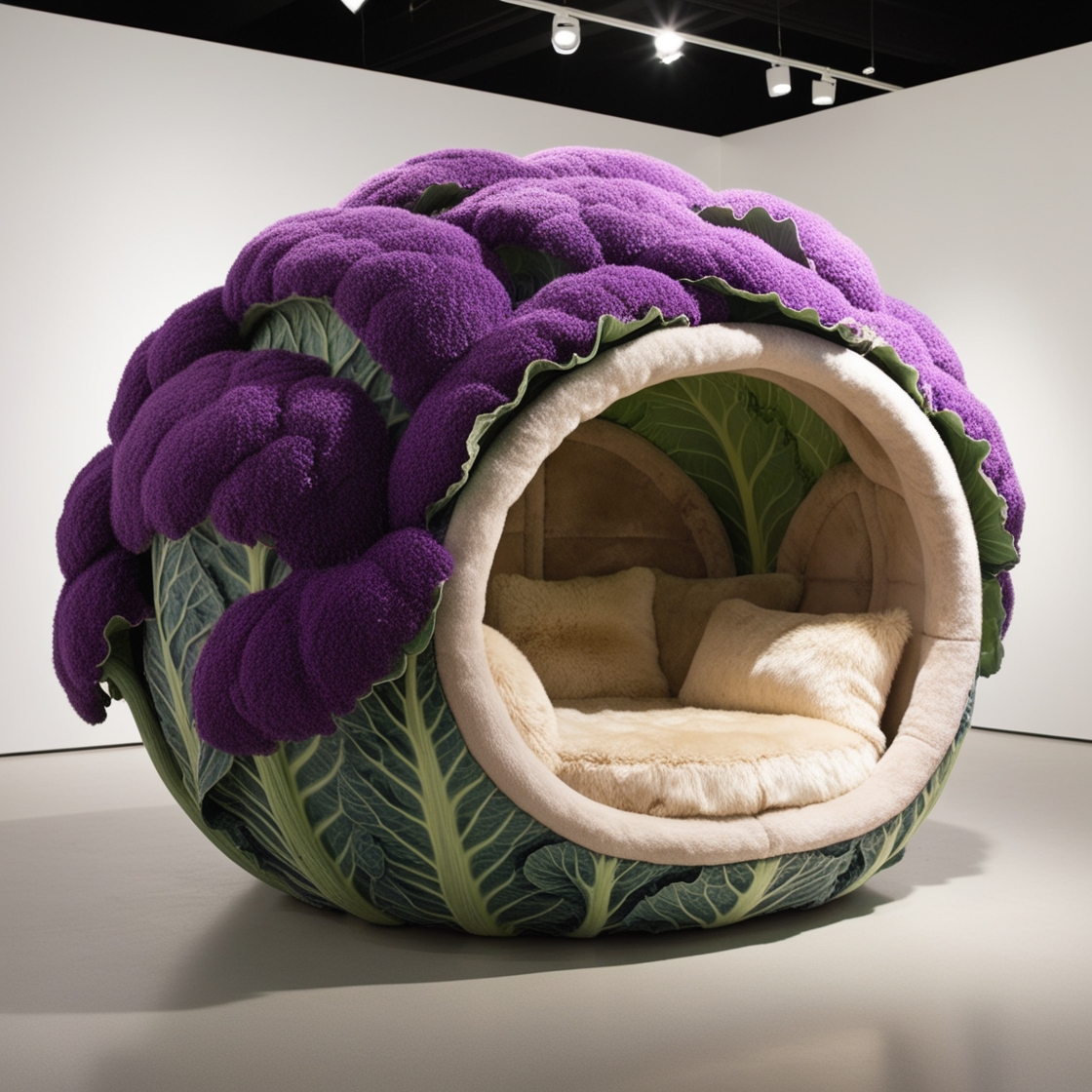 Unwind in Style with the Brussel Sprout Lounging Pod: A Unique Twist on Comfort