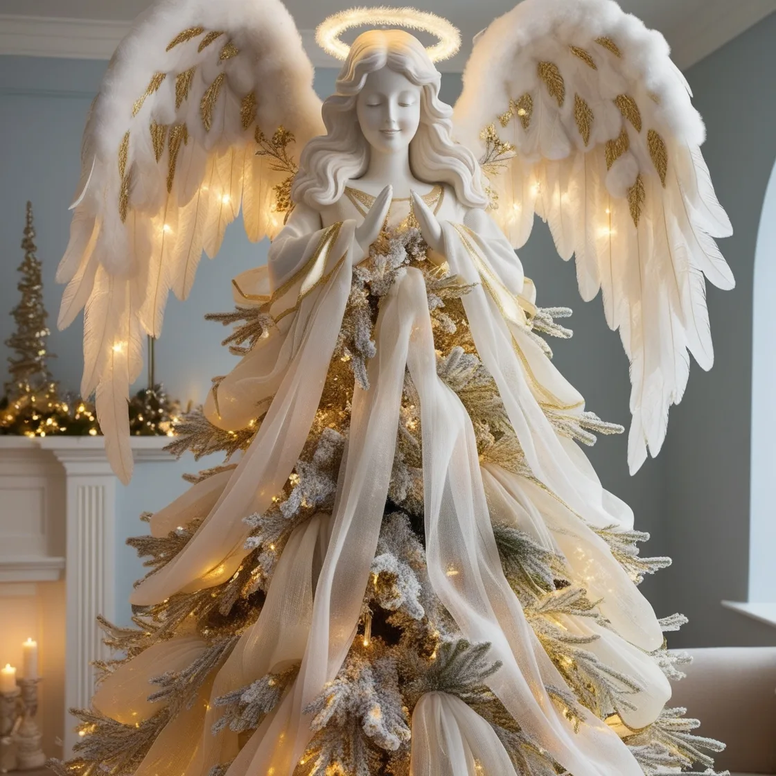 Grace Your Home with Elegance: The Timeless Beauty of Christmas Angel Trees