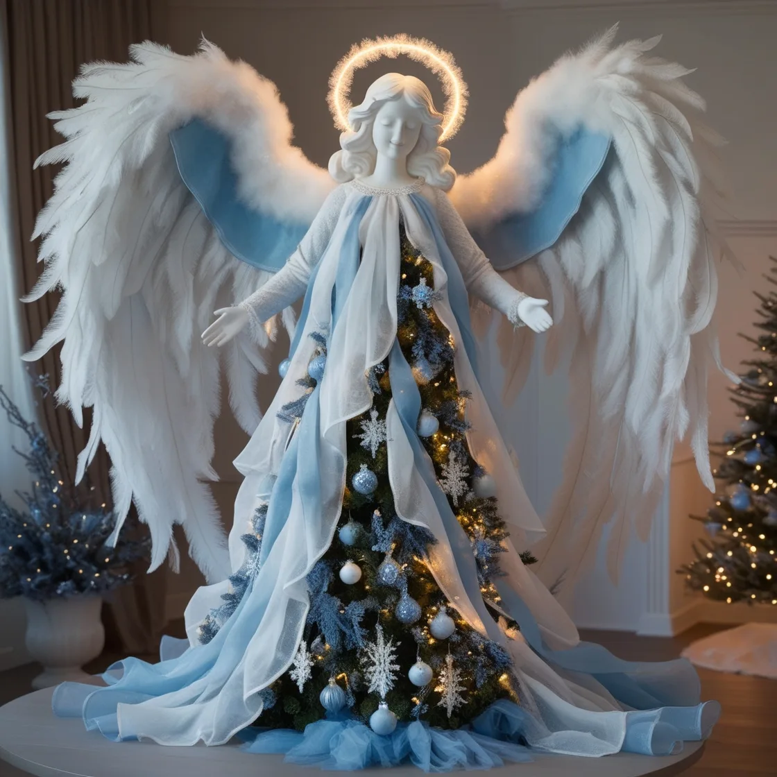 Grace Your Home with Elegance: The Timeless Beauty of Christmas Angel Trees