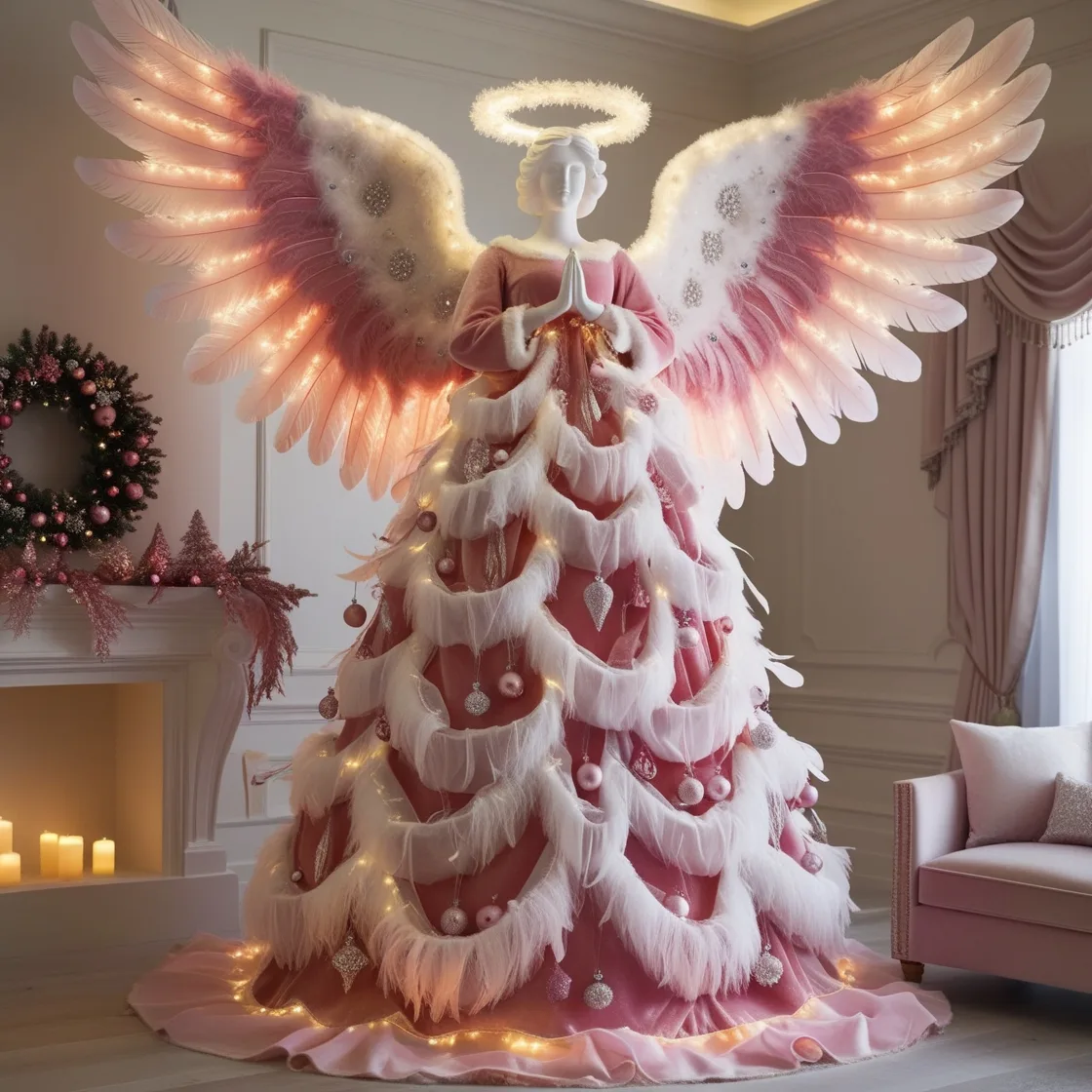 Grace Your Home with Elegance: The Timeless Beauty of Christmas Angel Trees