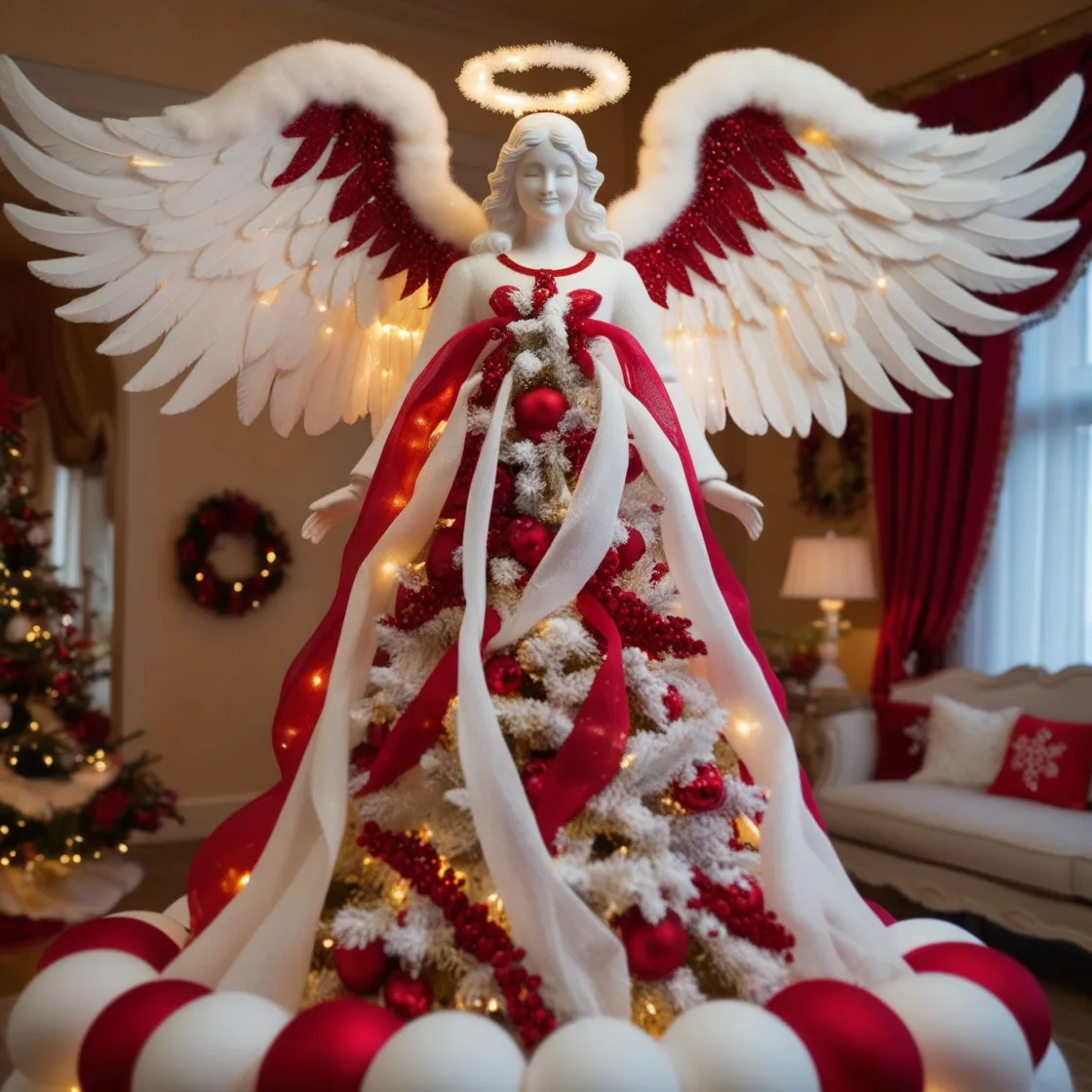 Grace Your Home with Elegance: The Timeless Beauty of Christmas Angel Trees