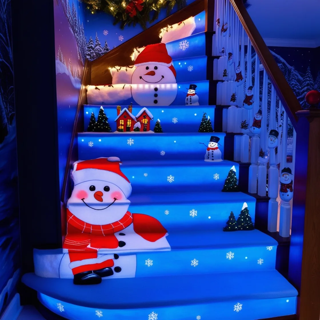 Deck the Stairs: Creative Christmas Staircase Decorations for a Magical Holiday Season