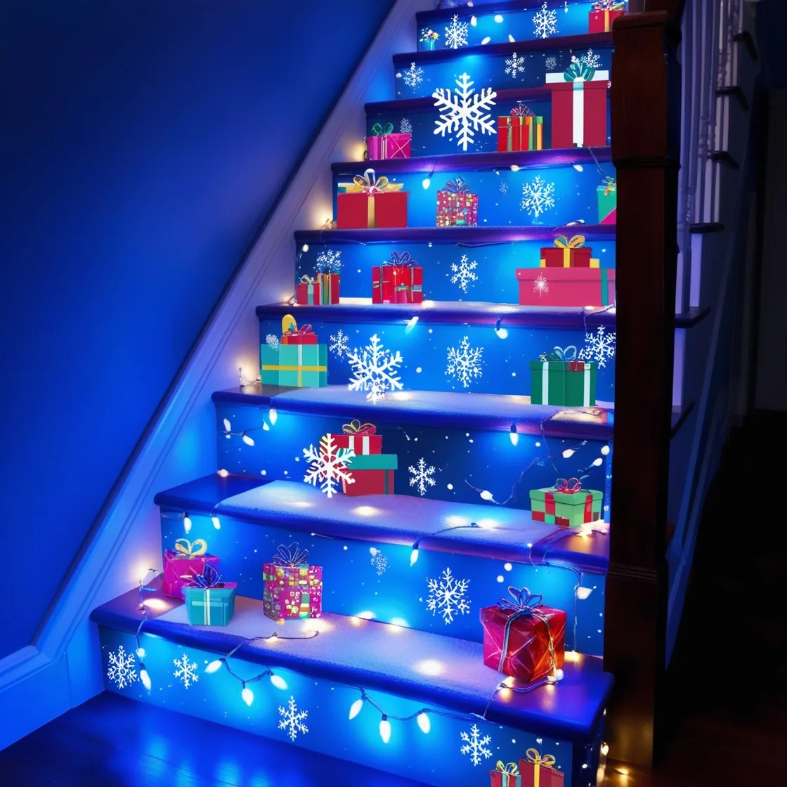 Deck the Stairs: Creative Christmas Staircase Decorations for a Magical Holiday Season