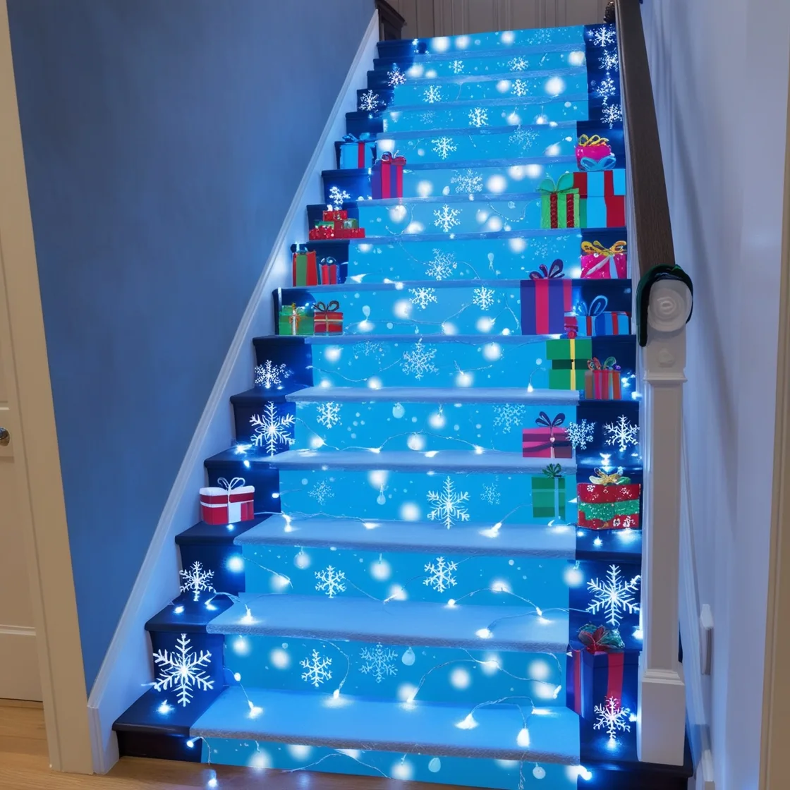 Deck the Stairs: Creative Christmas Staircase Decorations for a Magical Holiday Season