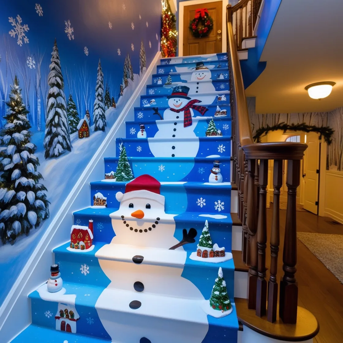 Deck the Stairs: Creative Christmas Staircase Decorations for a Magical Holiday Season