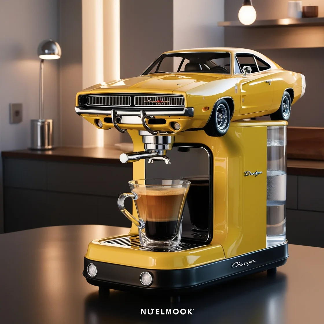 Start Your Day with Power: The Dodge Charger Inspired Coffee Maker