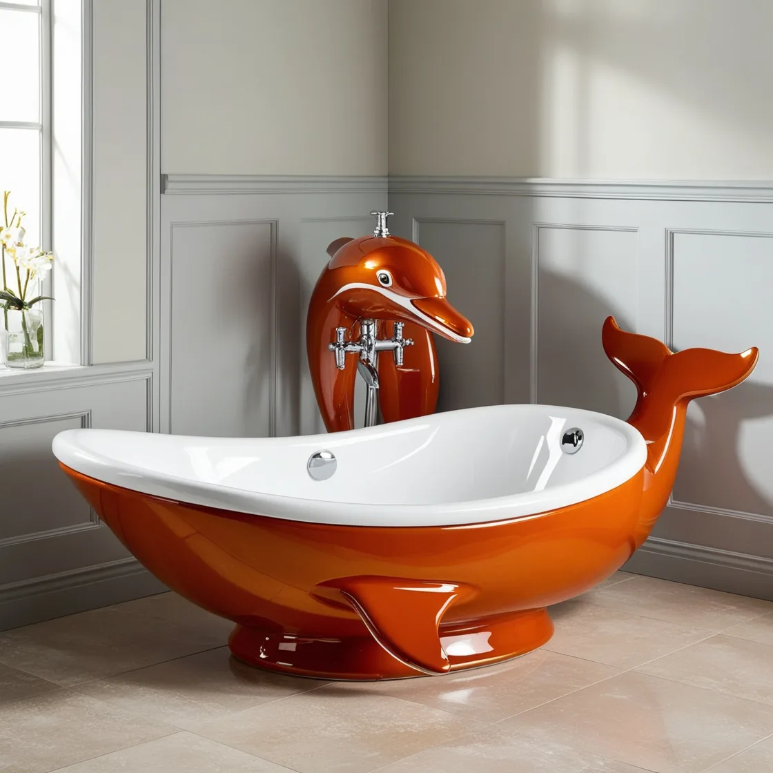 Dive into Luxury: Transform Your Bathroom with Dolphin Bathtubs