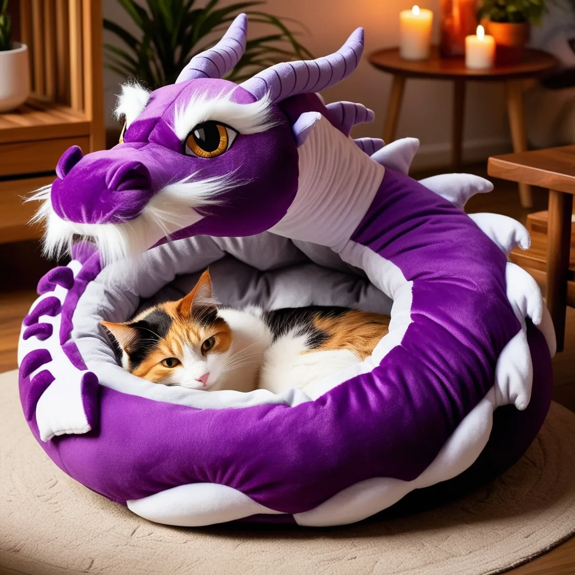 Mythical Comfort: Give Your Cat a Legendary Rest with Dragon Cat Beds