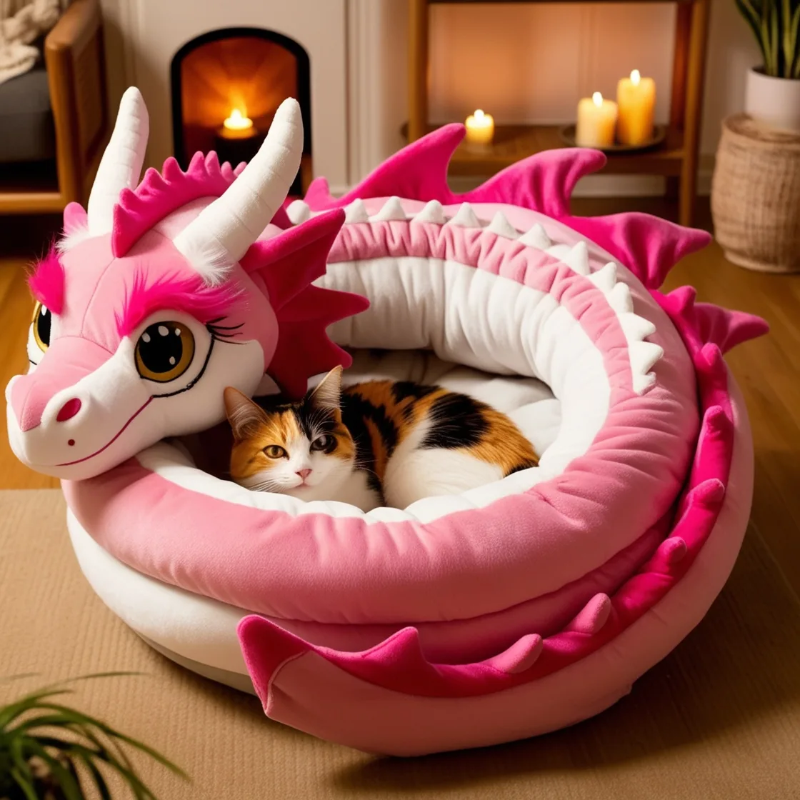 Mythical Comfort: Give Your Cat a Legendary Rest with Dragon Cat Beds