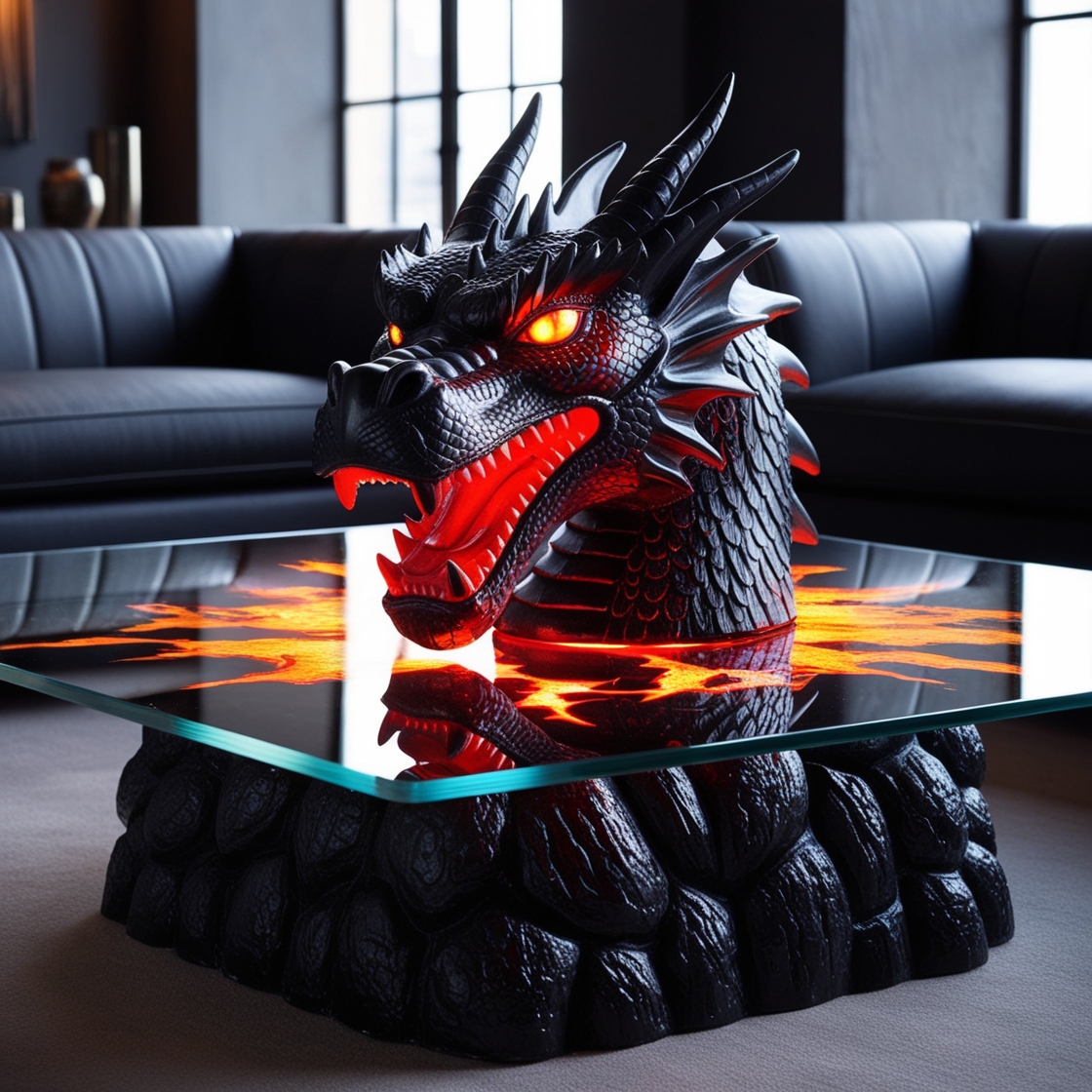 In the world of home decor, few pieces can capture imagination and enchant as much as the Dragon Magic Table