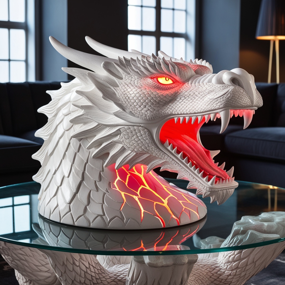 In the world of home decor, few pieces can capture imagination and enchant as much as the Dragon Magic Table