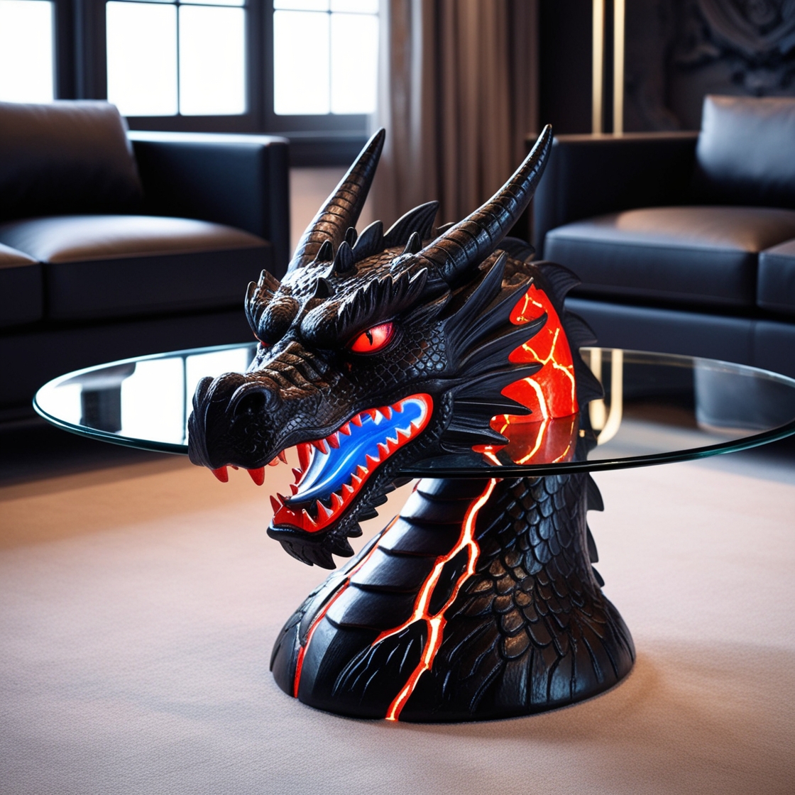 In the world of home decor, few pieces can capture imagination and enchant as much as the Dragon Magic Table