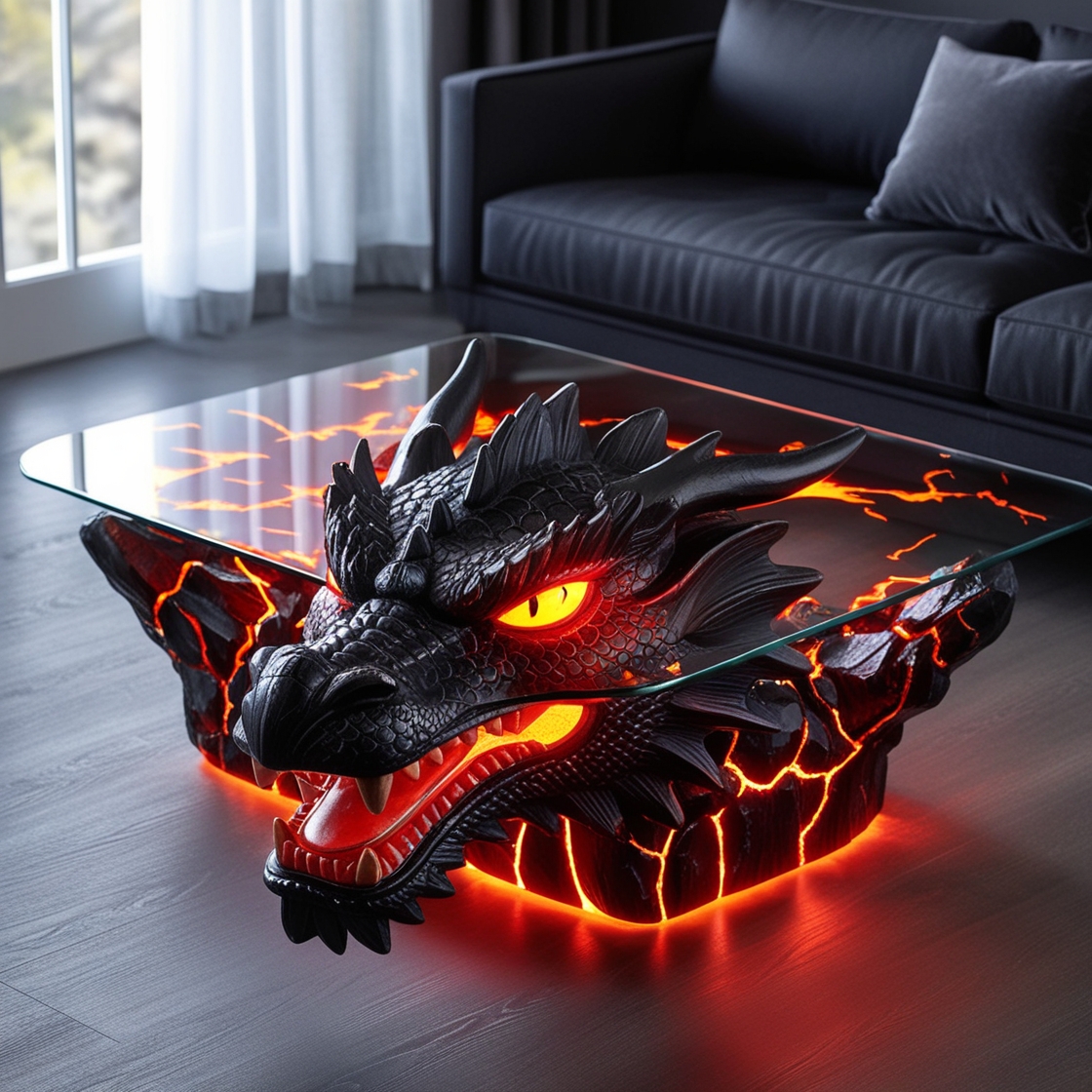 In the world of home decor, few pieces can capture imagination and enchant as much as the Dragon Magic Table