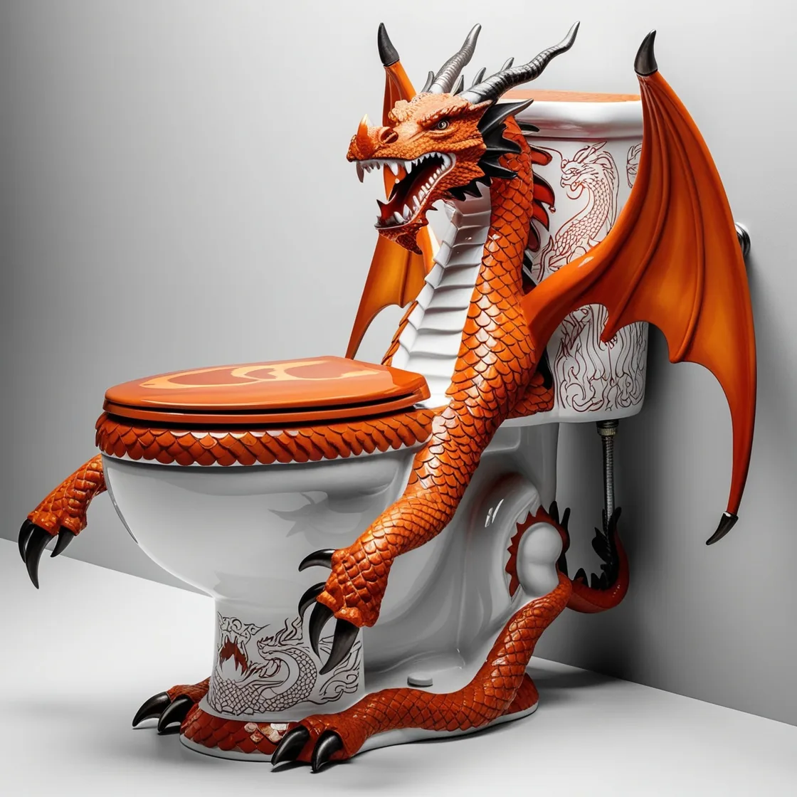 Dragon Toilets: Where Art, Myth, and Functionality Converge