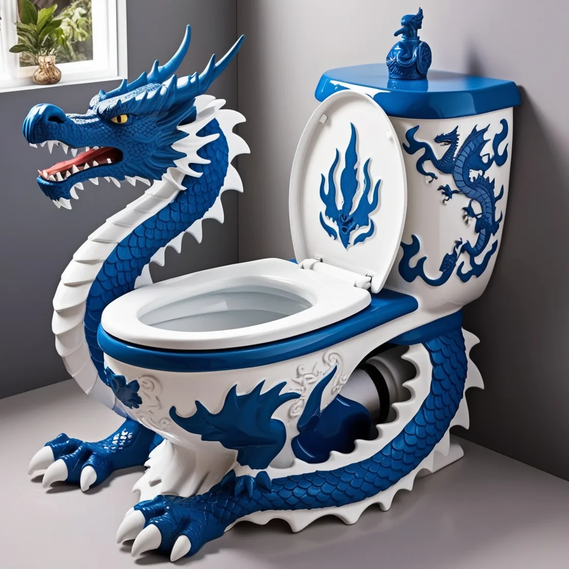 Dragon Toilets: Where Art, Myth, and Functionality Converge