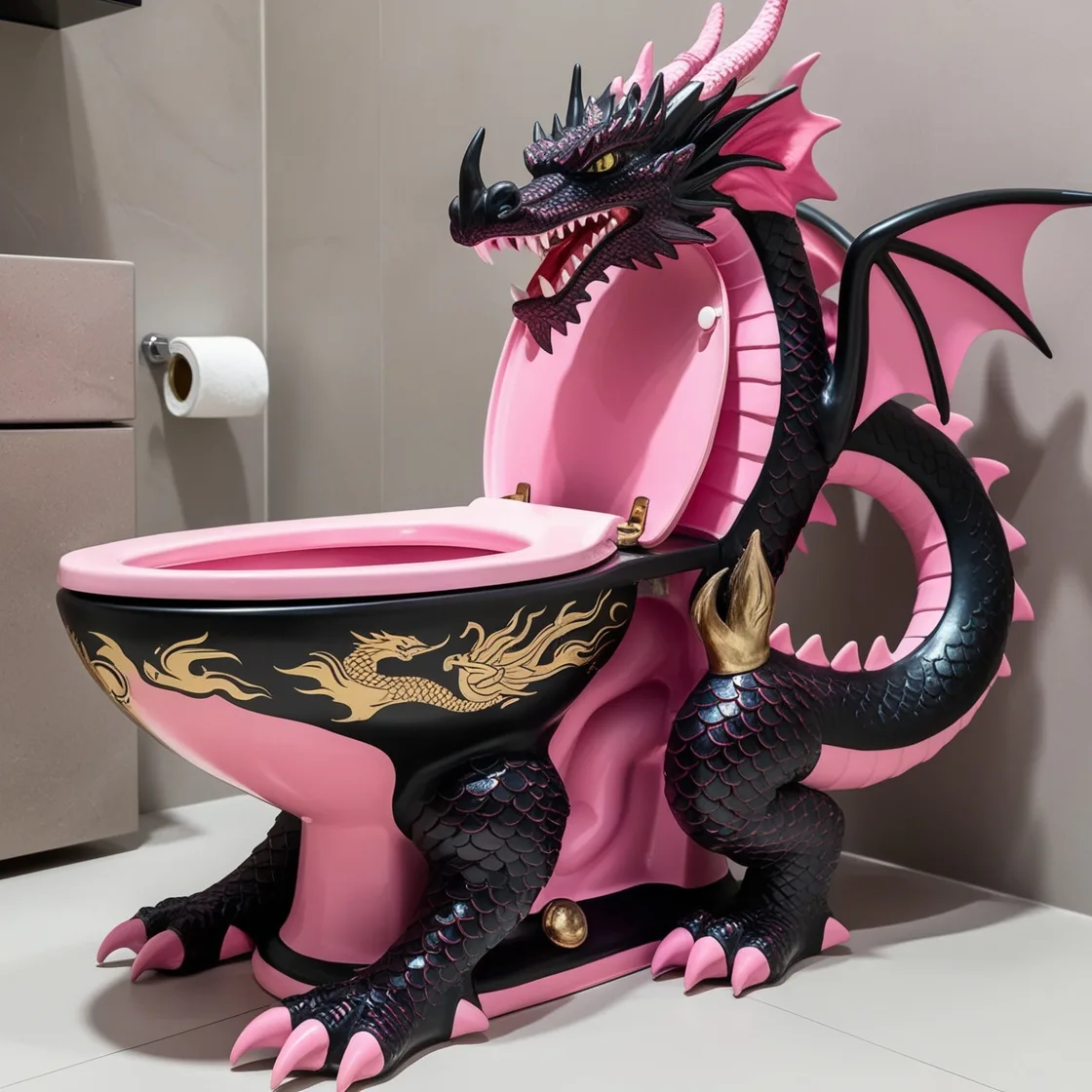 Dragon Toilets: Where Art, Myth, and Functionality Converge