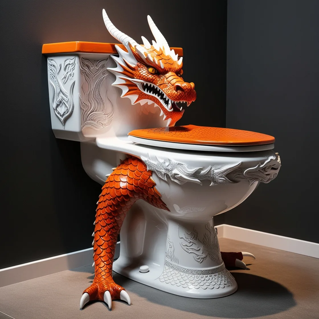 Dragon Toilets: Where Art, Myth, and Functionality Converge