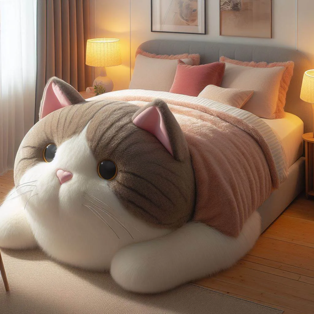 Snuggle Up in Style: The Ultimate Giant Cat Bed for Cozy Living