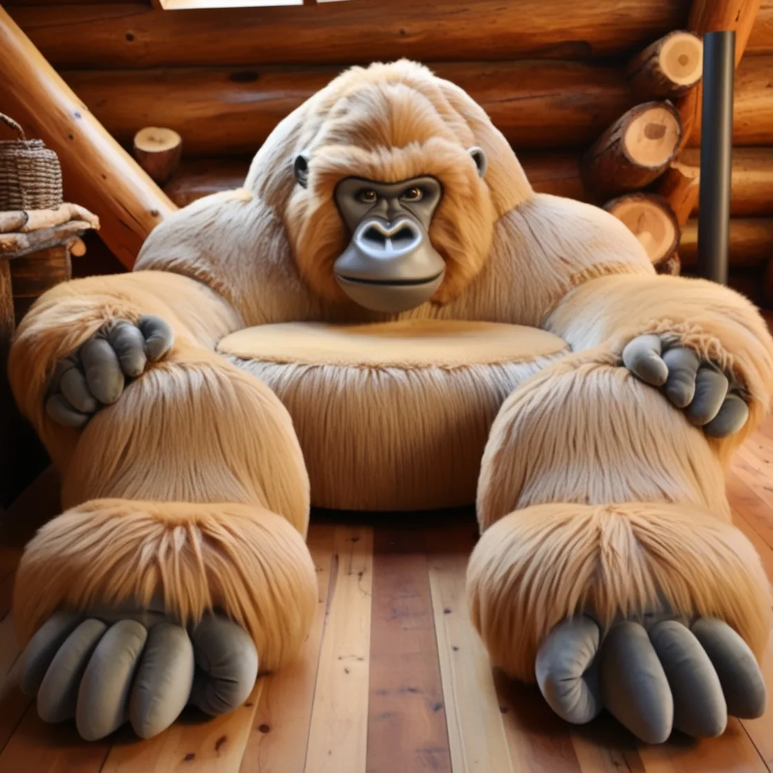 Unwind Like a Legend: The Giant Sasquatch Lounger for Ultimate Comfort