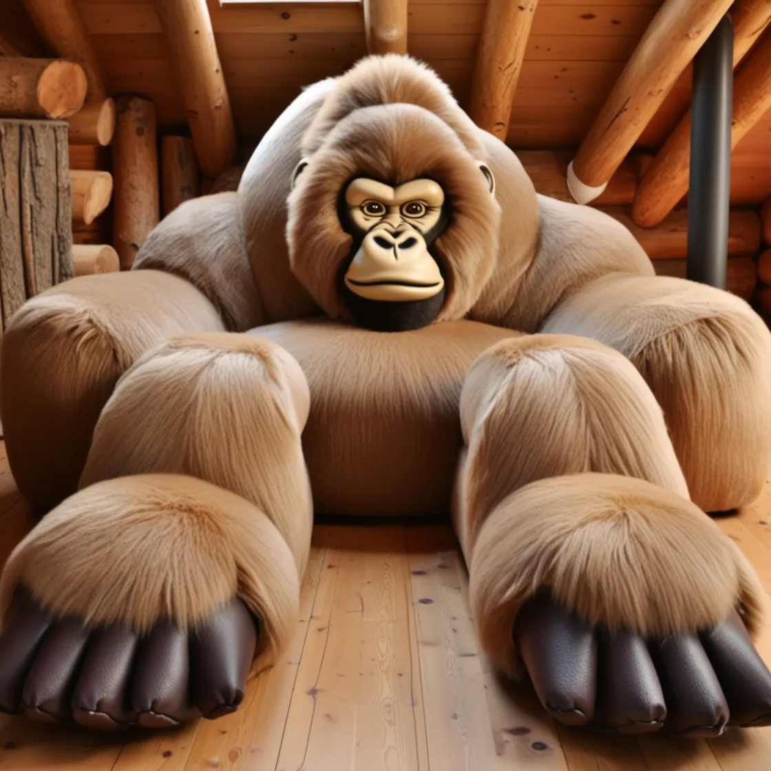 Unwind Like a Legend: The Giant Sasquatch Lounger for Ultimate Comfort