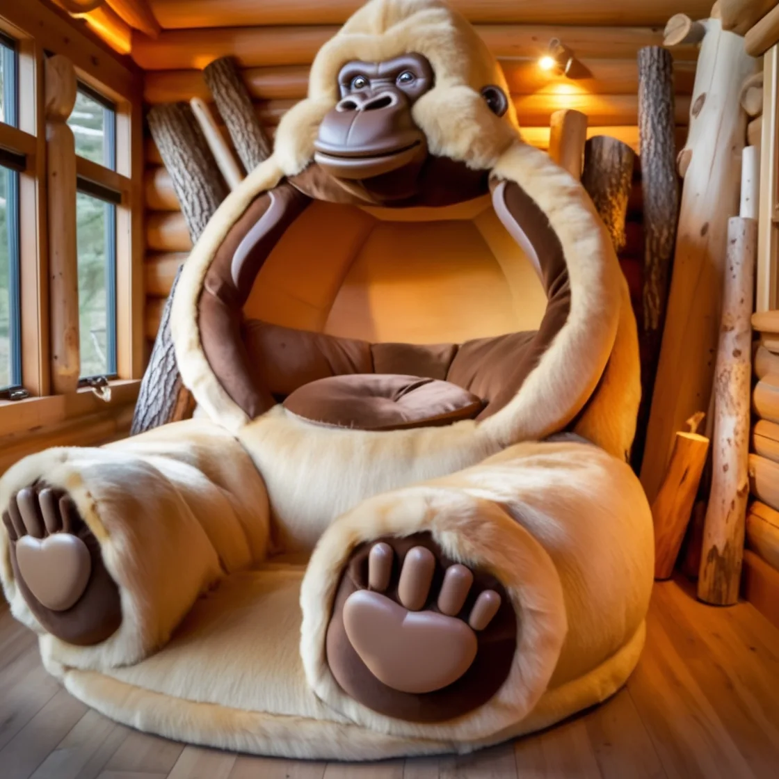 Unwind Like a Legend: The Giant Sasquatch Lounger for Ultimate Comfort