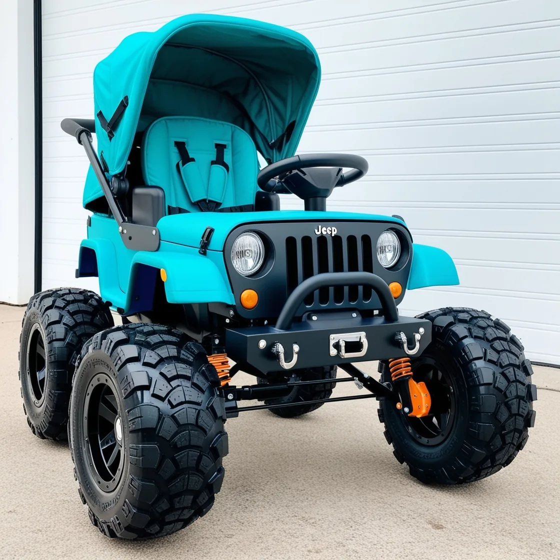 Explore with Ease: The Jeep Baby Stroller That Combines Comfort and Durability for Your Little One