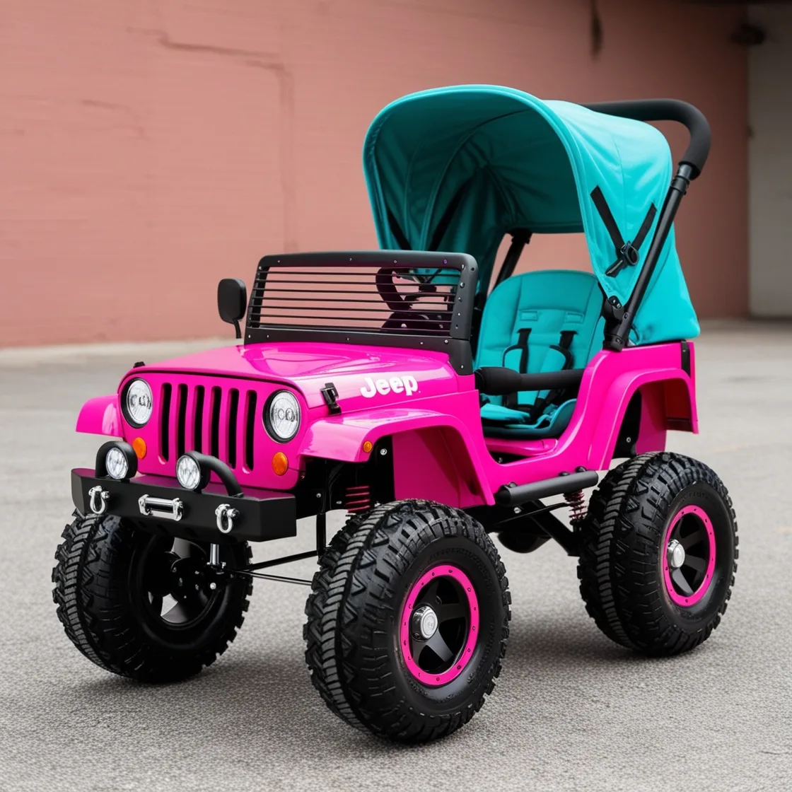 Explore with Ease: The Jeep Baby Stroller That Combines Comfort and Durability for Your Little One