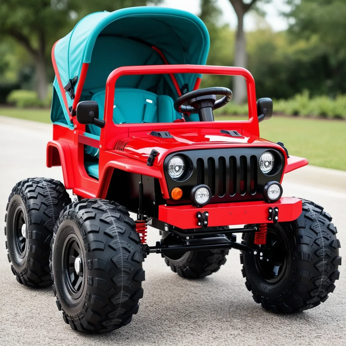 Explore with Ease: The Jeep Baby Stroller That Combines Comfort and Durability for Your Little One