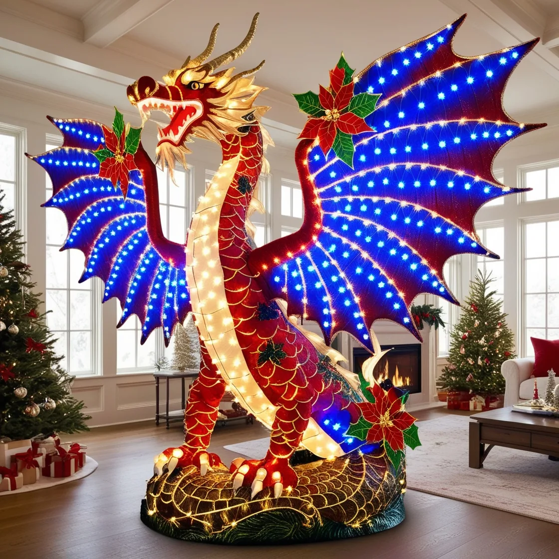 Lighting Dragon Decor for Christmas: Illuminate Your Holidays with Enchantment