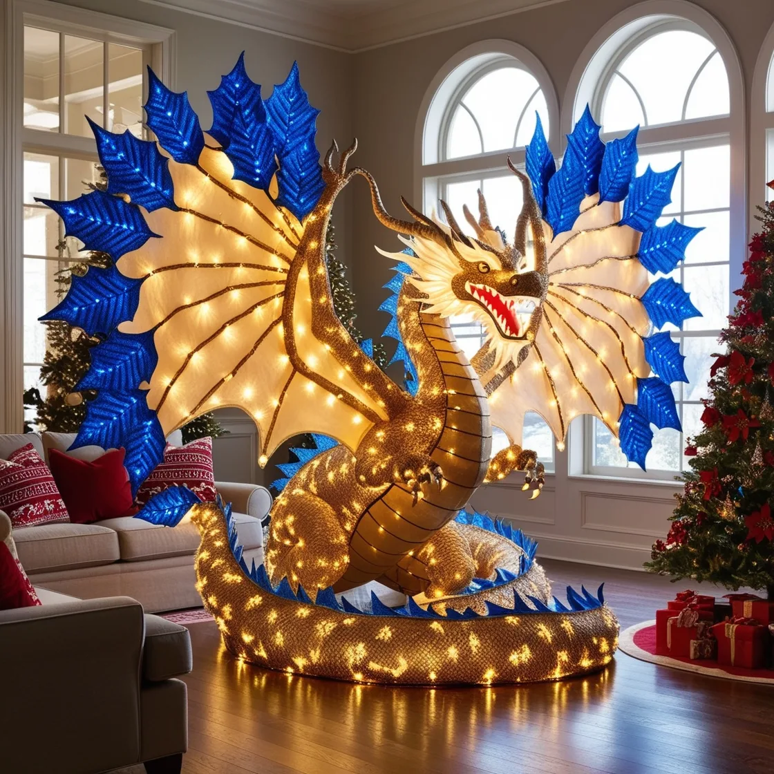 Lighting Dragon Decor for Christmas: Illuminate Your Holidays with Enchantment