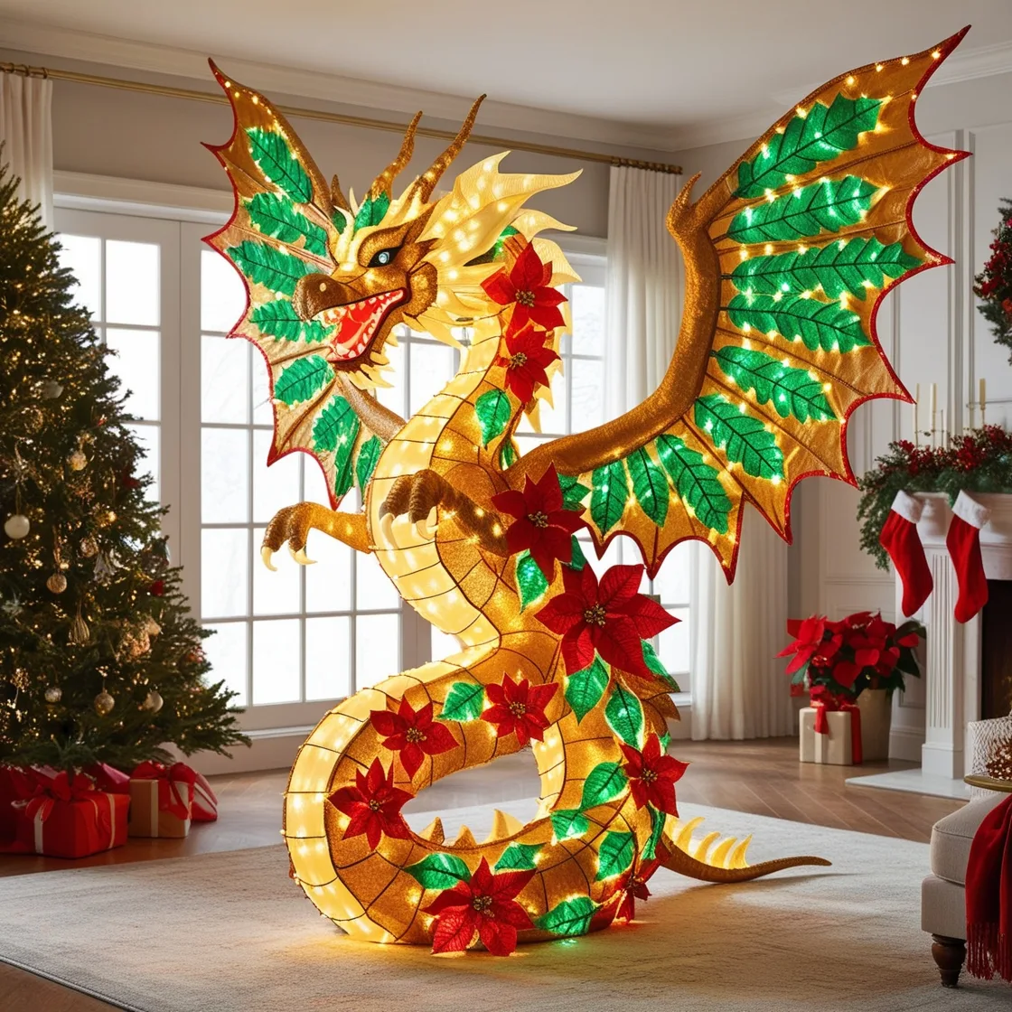 Lighting Dragon Decor for Christmas: Illuminate Your Holidays with Enchantment