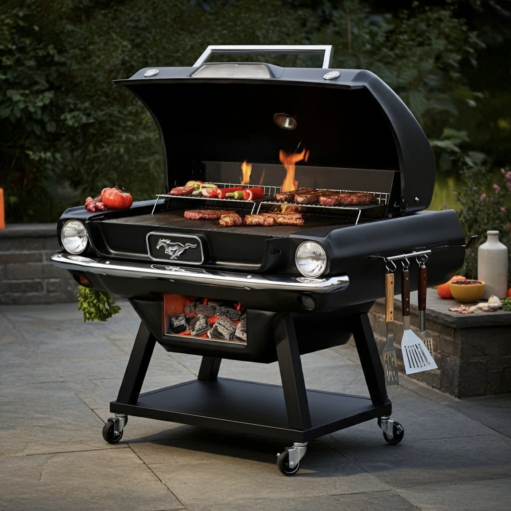 Rev Up Your BBQ Experience: The Bold Style of the Mustang Inspired Grill