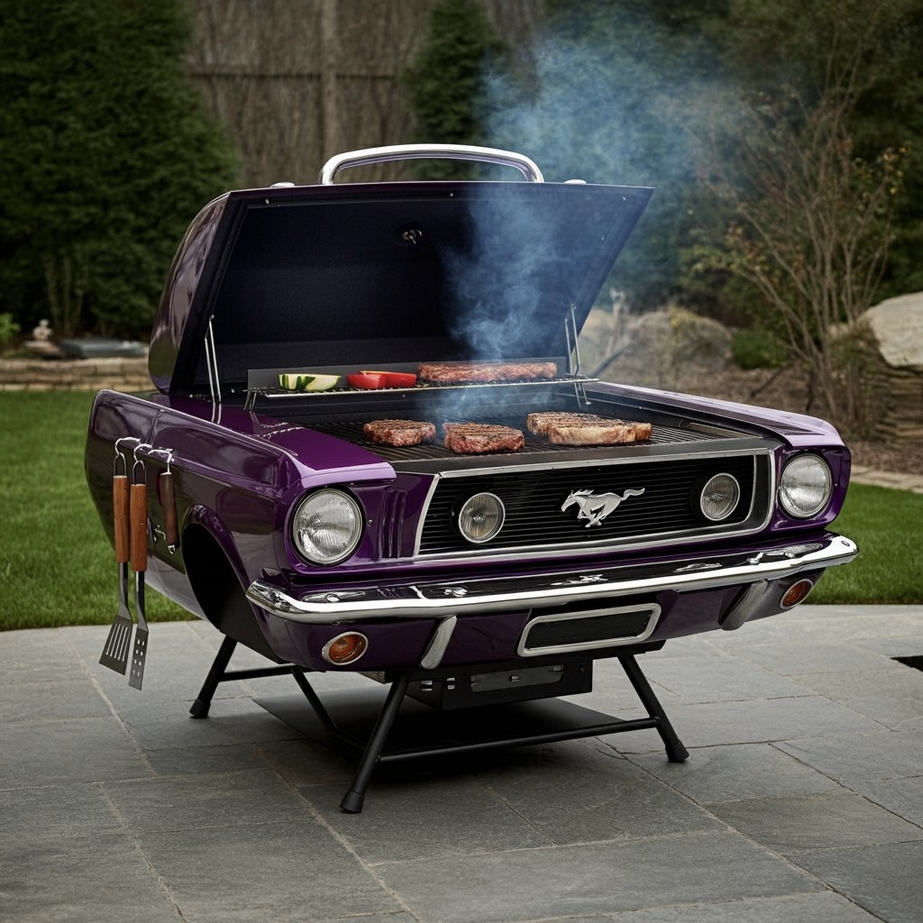 Rev Up Your BBQ Experience: The Bold Style of the Mustang Inspired Grill