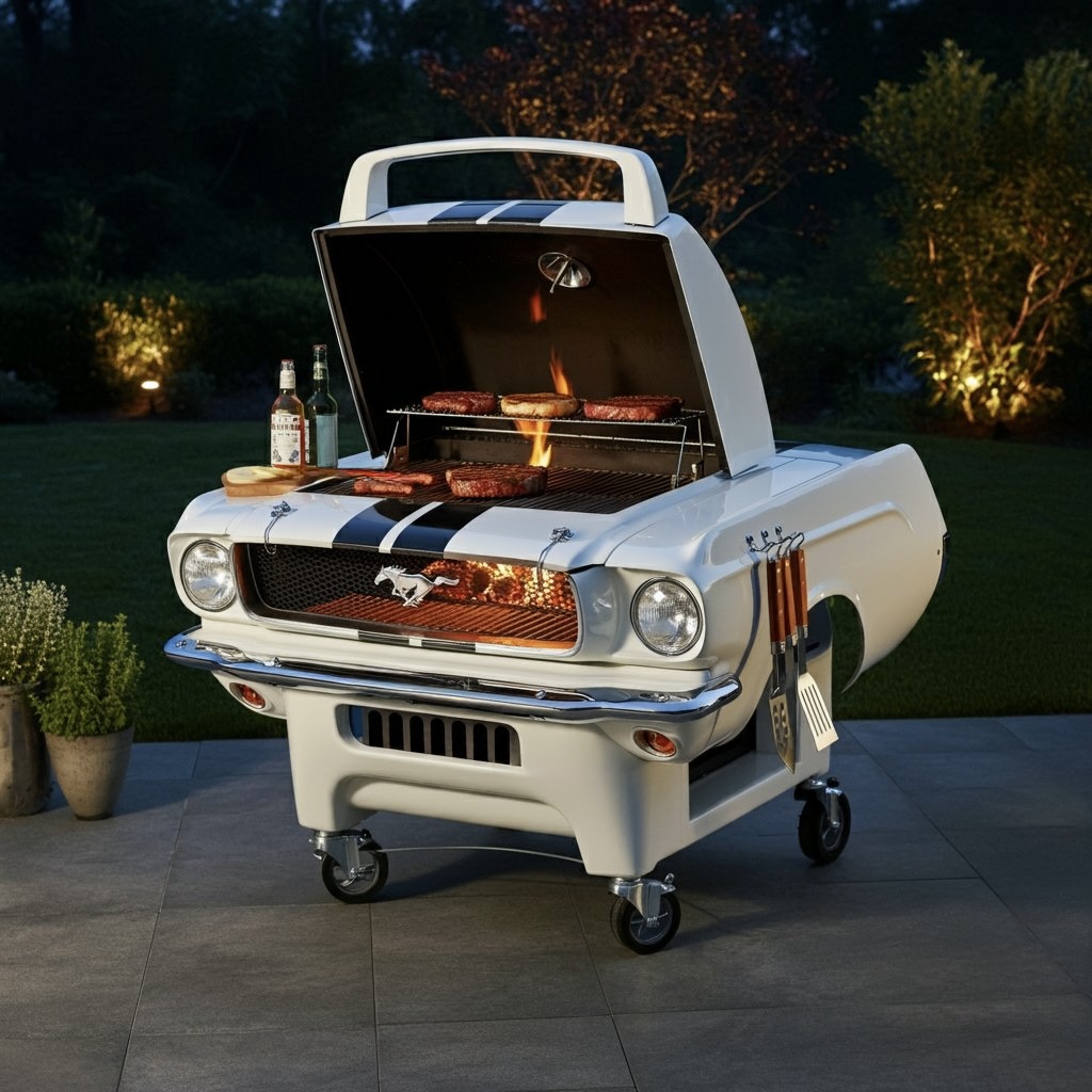 Rev Up Your BBQ Experience: The Bold Style of the Mustang Inspired Grill