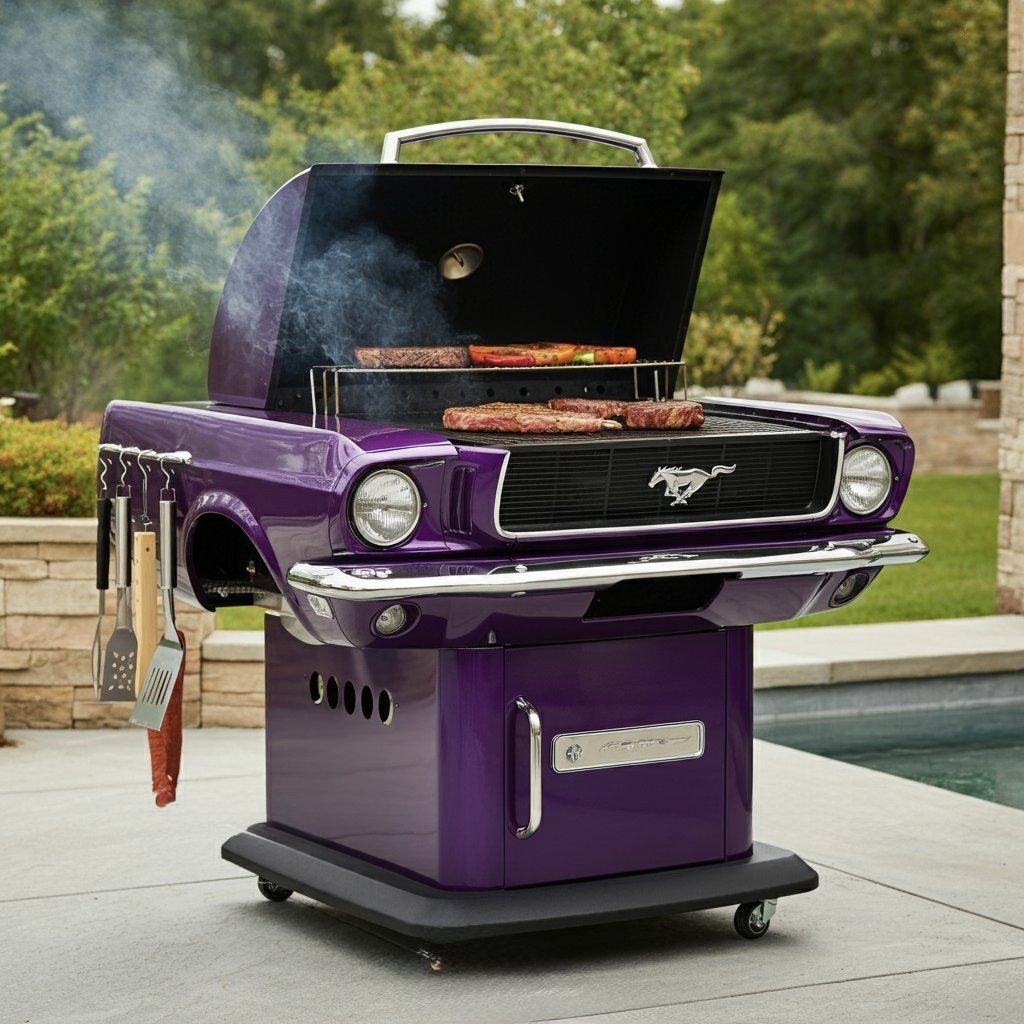 Rev Up Your BBQ Experience: The Bold Style of the Mustang Inspired Grill