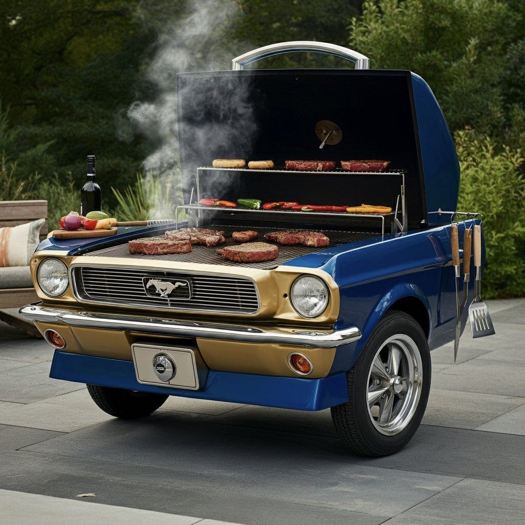 Rev Up Your BBQ Experience: The Bold Style of the Mustang Inspired Grill