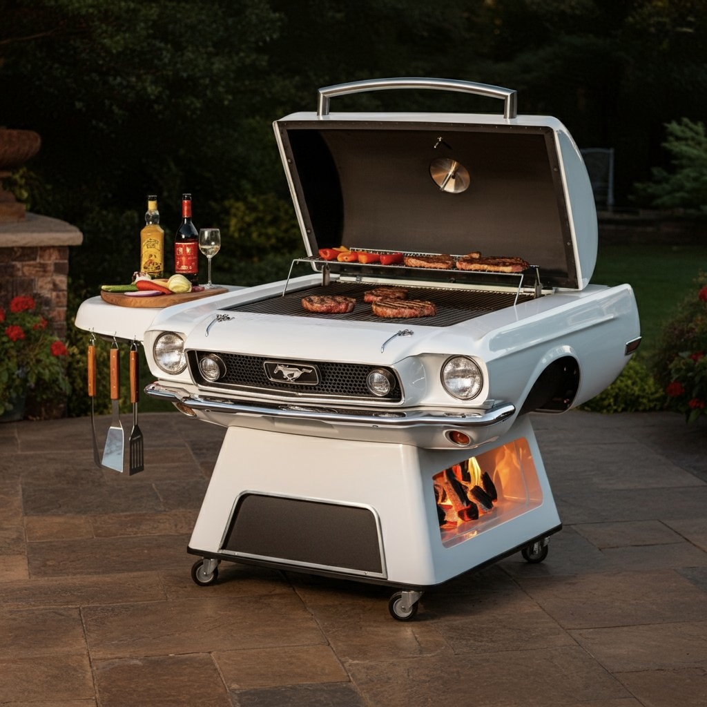 Rev Up Your BBQ Experience: The Bold Style of the Mustang Inspired Grill