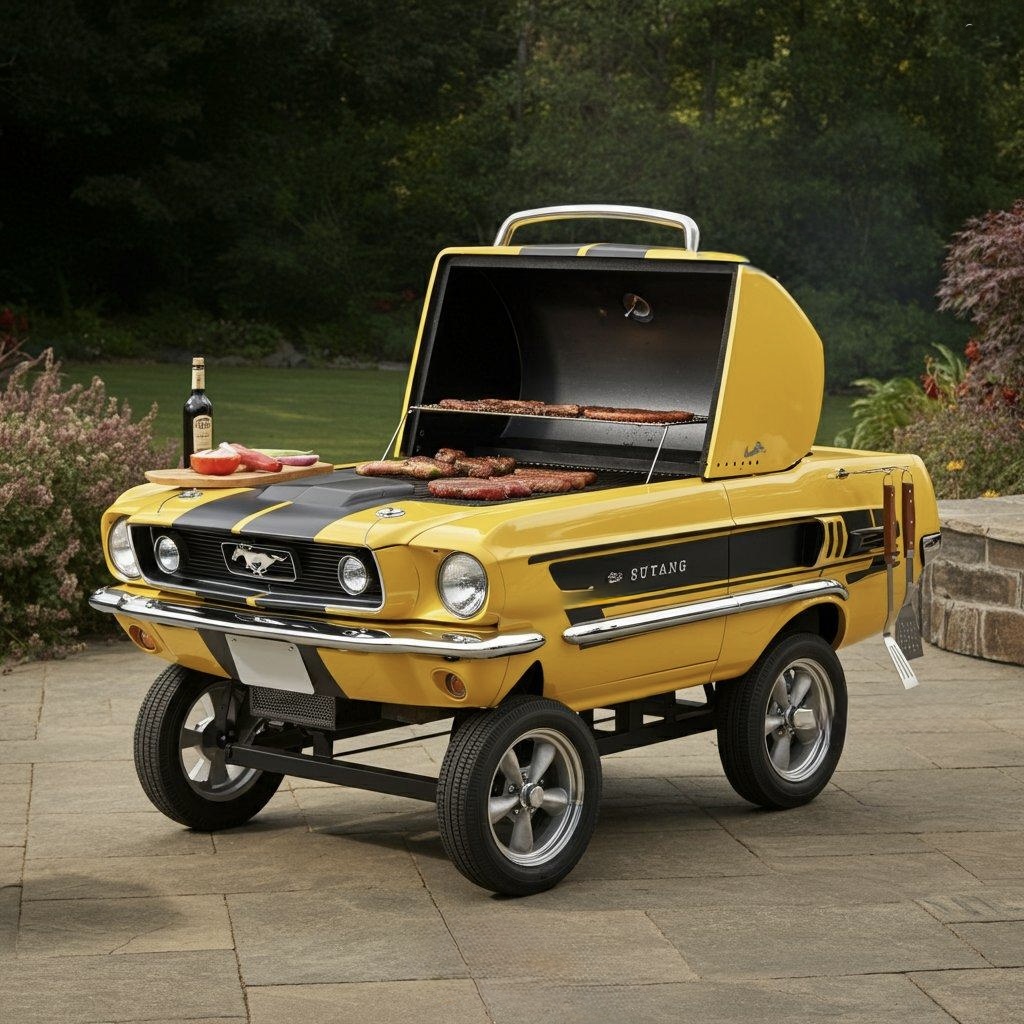 Rev Up Your BBQ Experience: The Bold Style of the Mustang Inspired Grill