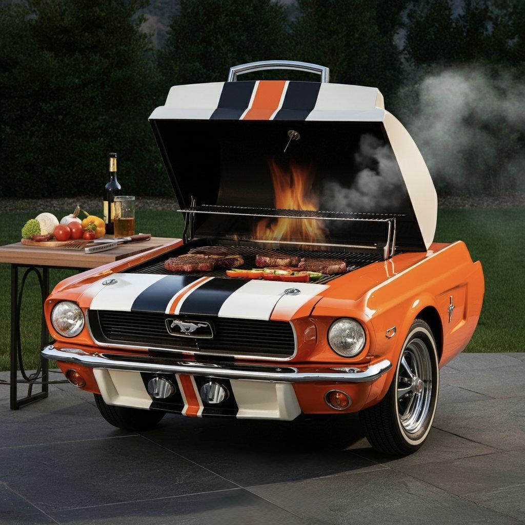 Rev Up Your BBQ Experience: The Bold Style of the Mustang Inspired Grill